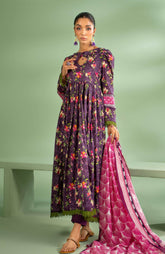 Colors Bana Dupatta 3-Piece Unstitched Lawn-CDB-24-01