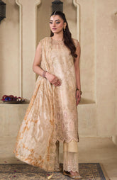 APPLIQUEKARI 3 Piece Unstitched Embriodered-ACE-26-01