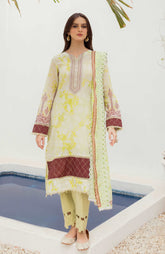 CUTWORK BLISS 3 Piece Unstitched-CBL-24-01