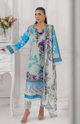 Sunshine Bloom Cotton Silk 3 Piece-SCS-25-01