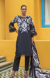 Colors Digital Printed Khaddar Edit 3 Piece-CDK-25-10