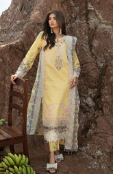 Mahiymaan 3 Piece Unstitched Luxury Lawn-MLL-26-10
