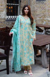 DHAGAKARI 3 Piece Unstitched Embriodered-DKE-26-12