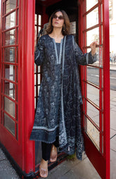 DHAGAKARI 3 Piece Unstitched Embriodered-DKE-26-02