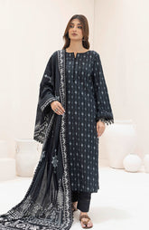 Monochrome Digital Printed - 3 Piece Unstitched-MDL-24-03
