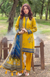 Colors Digital Printed Khaddar Edit 3 Piece-CDK-26-04