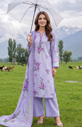 Colors Lawn With Chiffon Dupatta 3 Piece Unstitched-CDC-26-06