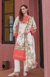 Colors Digital Printed Khaddar Edit 3 Piece-CDK-25-06