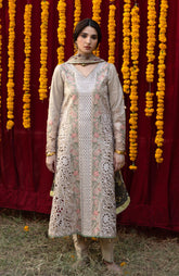 BANDHANI 3 PIECE UNSTITCHED-BTJ-26-07