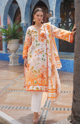 Colors Digital Printed Khaddar Edit 3 Piece-CDK-25-08