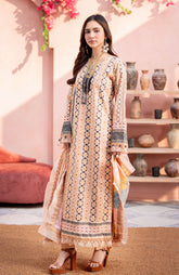 Cambric Prints Lawn 3 Piece Unstitched-CPL-24-09