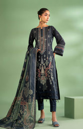 Colors Bana Dupatta 3-Piece Unstitched Lawn-CDB-24-09