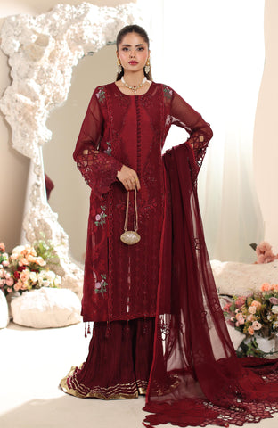 ELOR -3 Piece Unstitched Formal-AZF-25-01