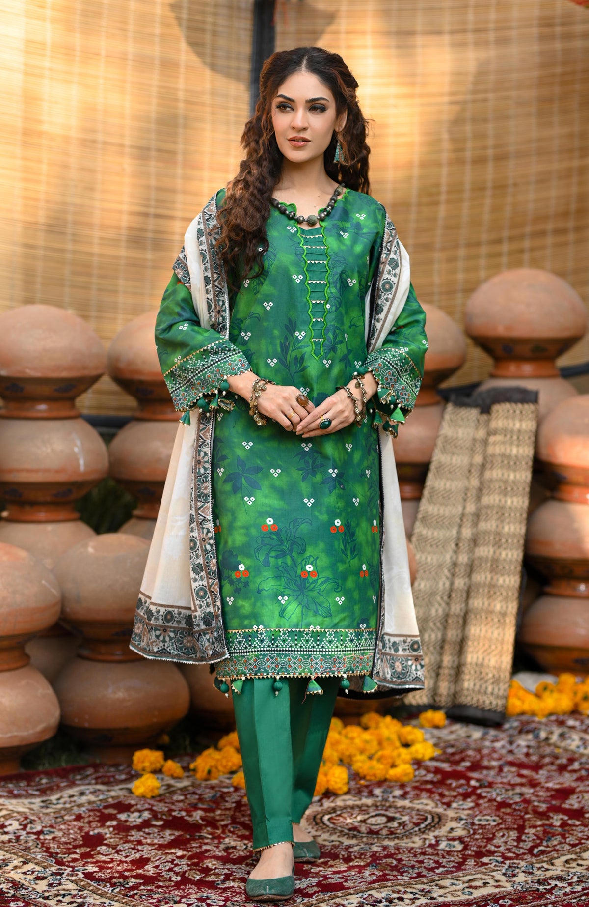 Monsoon Chunri 3 Piece Lawn-MSH-25-01