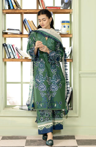 Printkari 3 Piece Unstitched Embroidered-SPK-26-01