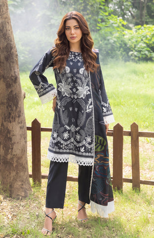 Colors Digital Printed Khaddar Edit 3 Piece-CDK-26-01