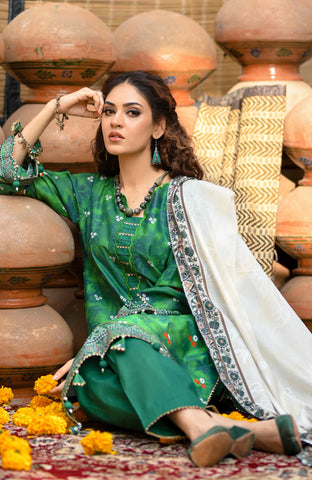 Monsoon Chunri 3 Piece Lawn-MSH-25-01