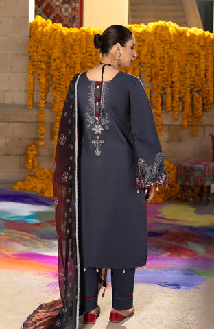 BANDHANI 3 PIECE UNSTITCHED-BTJ-26-10