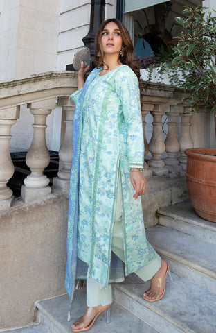 DHAGAKARI 3 Piece Unstitched Embriodered-DKE-26-10