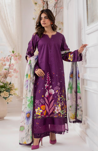 Sunshine Bloom Cotton Silk 3 Piece-SCS-25-10