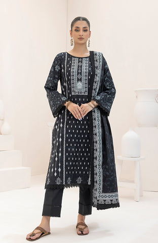 Monochrome Digital Printed - 3 Piece Unstitched-MDL-24-10