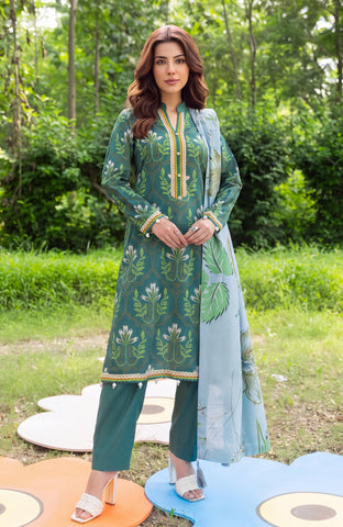 Colors Digital Printed Khaddar Edit 3 Piece-CDK-26-10