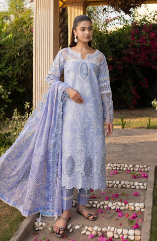 APPLIQUEKARI 3 Piece Unstitched Embriodered-ACE-3-26-11