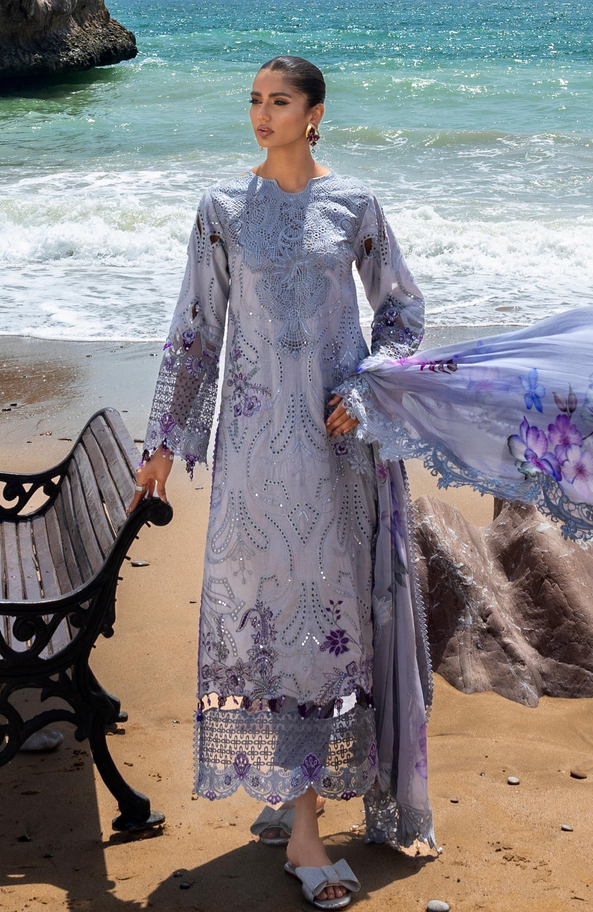 Mahiymaan 3 Piece Unstitched Luxury Lawn-MLL-26-11