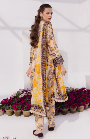 Sunshine Printkari 3 Piece Unstitched-SPK-24-11