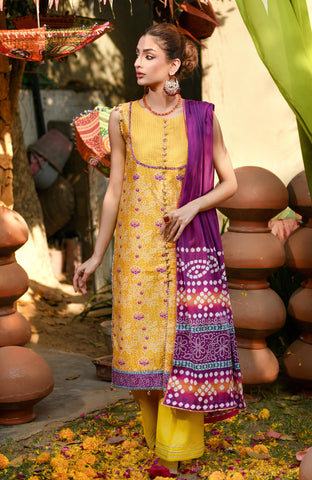 Monsoon Chunri 3 Piece Lawn-MSH-25-09
