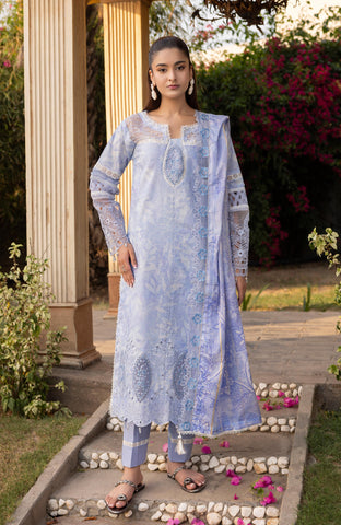 APPLIQUEKARI 3 Piece Unstitched Embriodered-ACE-3-26-11