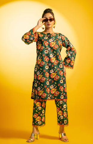 Monsoon Printed Cambric 2 Piece Unstitched-M2P-24-12