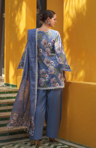 Colors Digital Printed Khaddar Edit 3 Piece-CDK-25-12