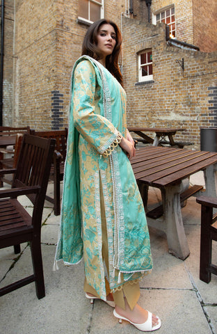 DHAGAKARI 3 Piece Unstitched Embriodered-DKE-26-12