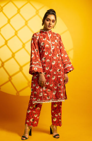 Monsoon Printed Cambric 2 Piece Unstitched-M2P-24-14