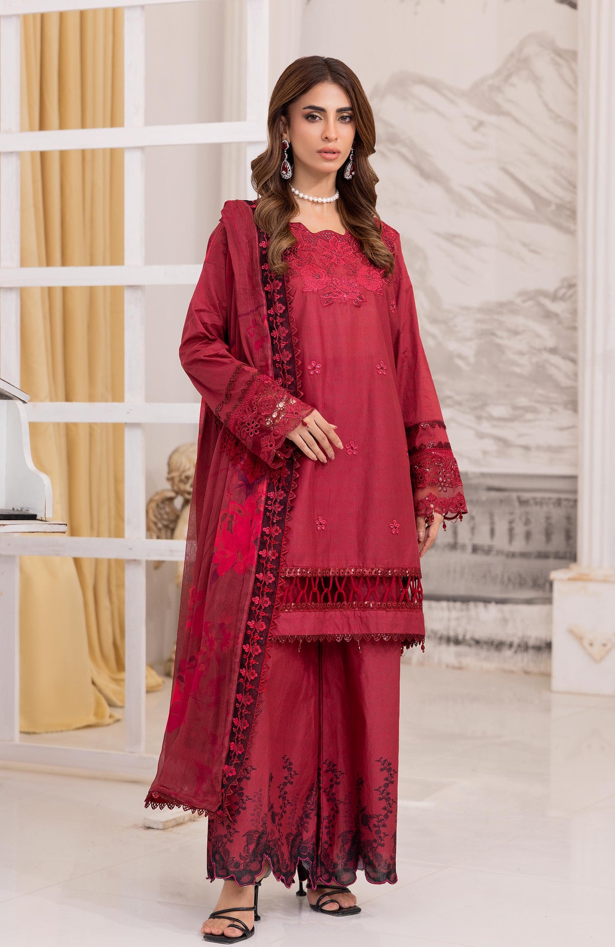 Sunshine Bloom Printkari 3 Piece-SPE-2-25-02