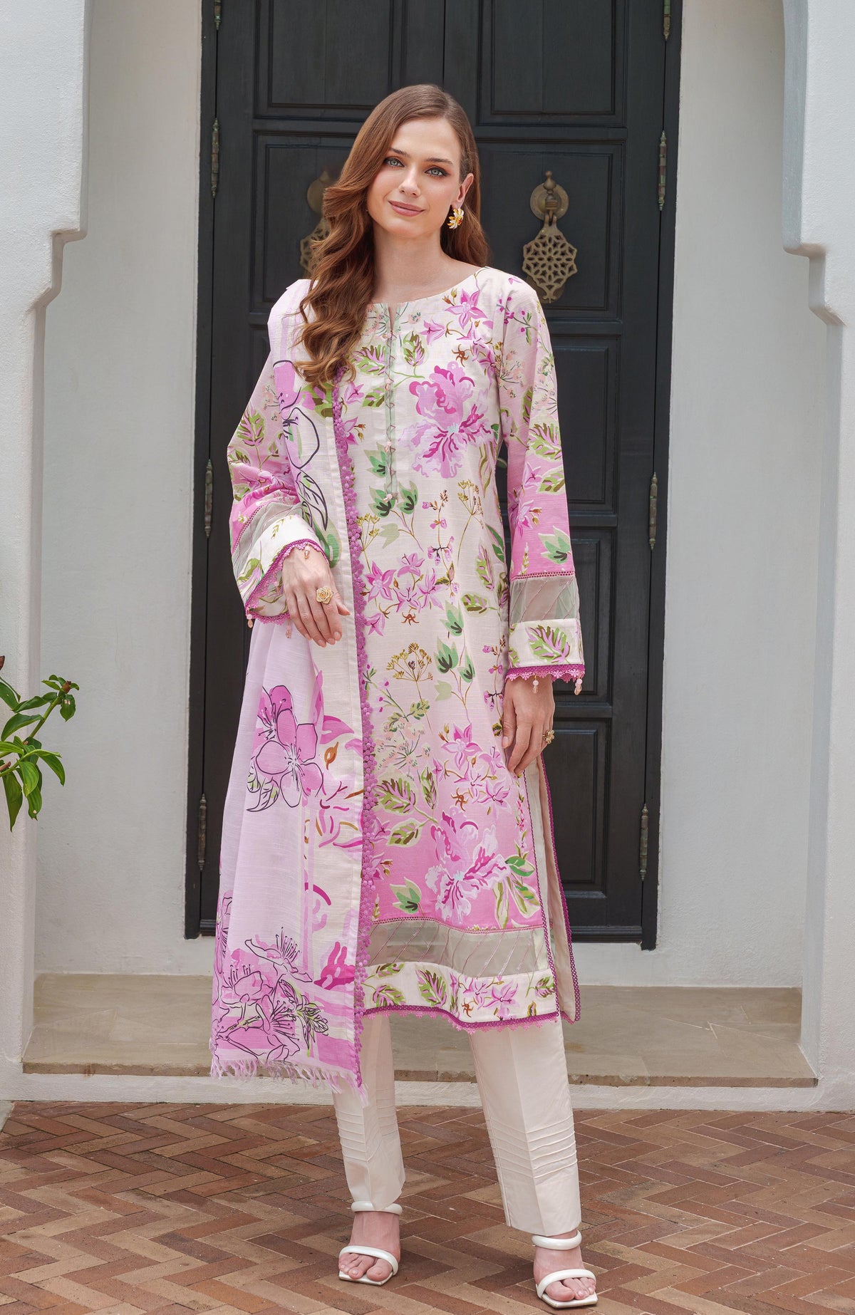 Colors Digital Printed Khaddar Edit 3 Piece-CDK-25-02