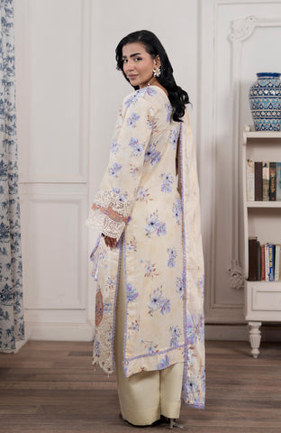 APPLIQUEKARI 3 Piece Unstitched Embriodered-ACE-2-26-02