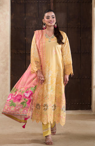 APPLIQUEKARI 3 Piece Unstitched Embriodered-ACE-26-03