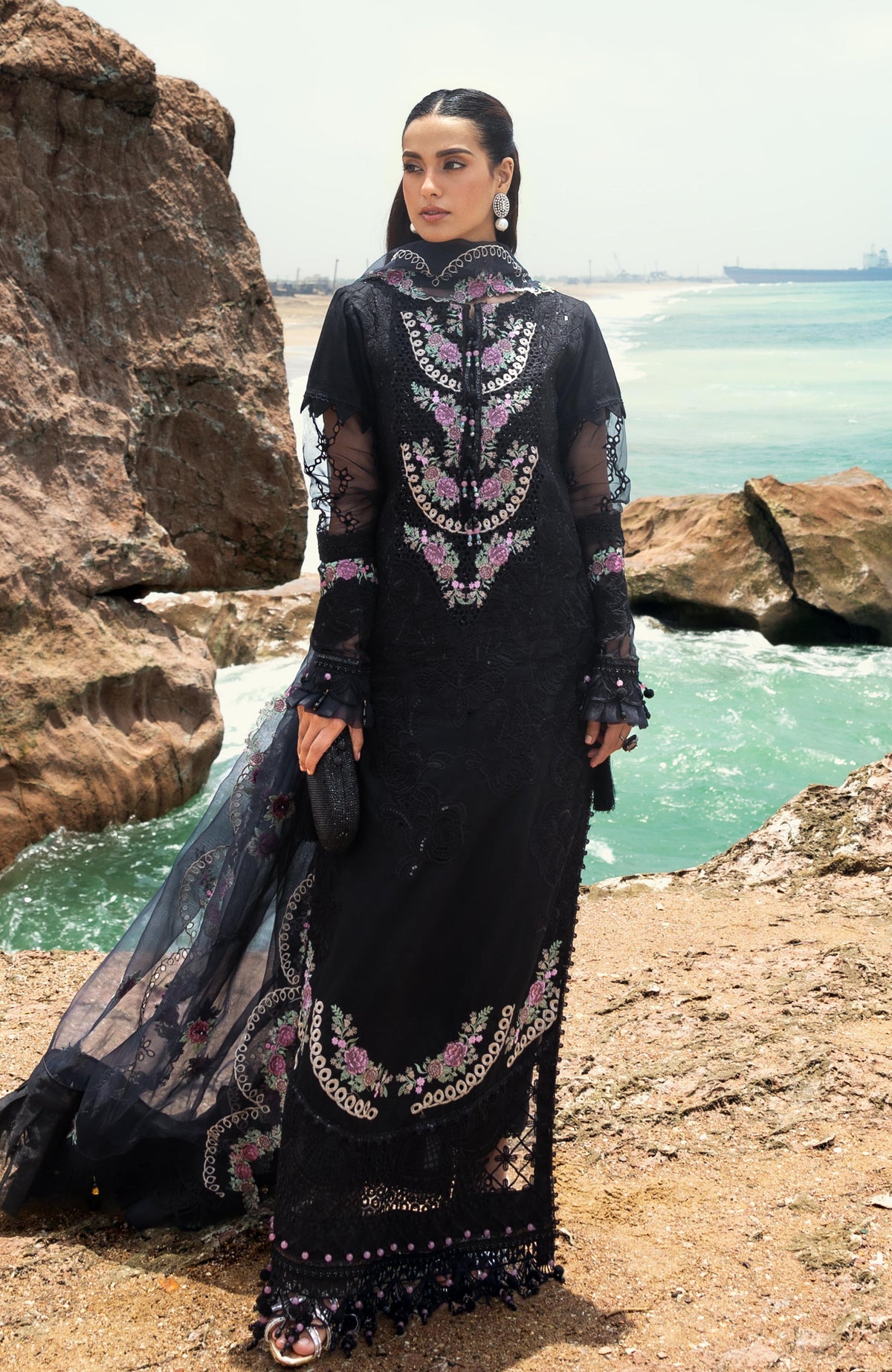 Mahiymaan 3 Piece Unstitched Luxury Lawn-MLL-26-03