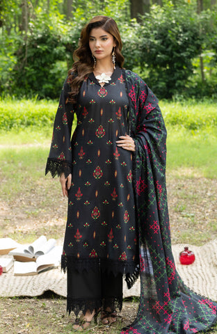 Colors Digital Printed Khaddar Edit 3 Piece-CDK-26-03