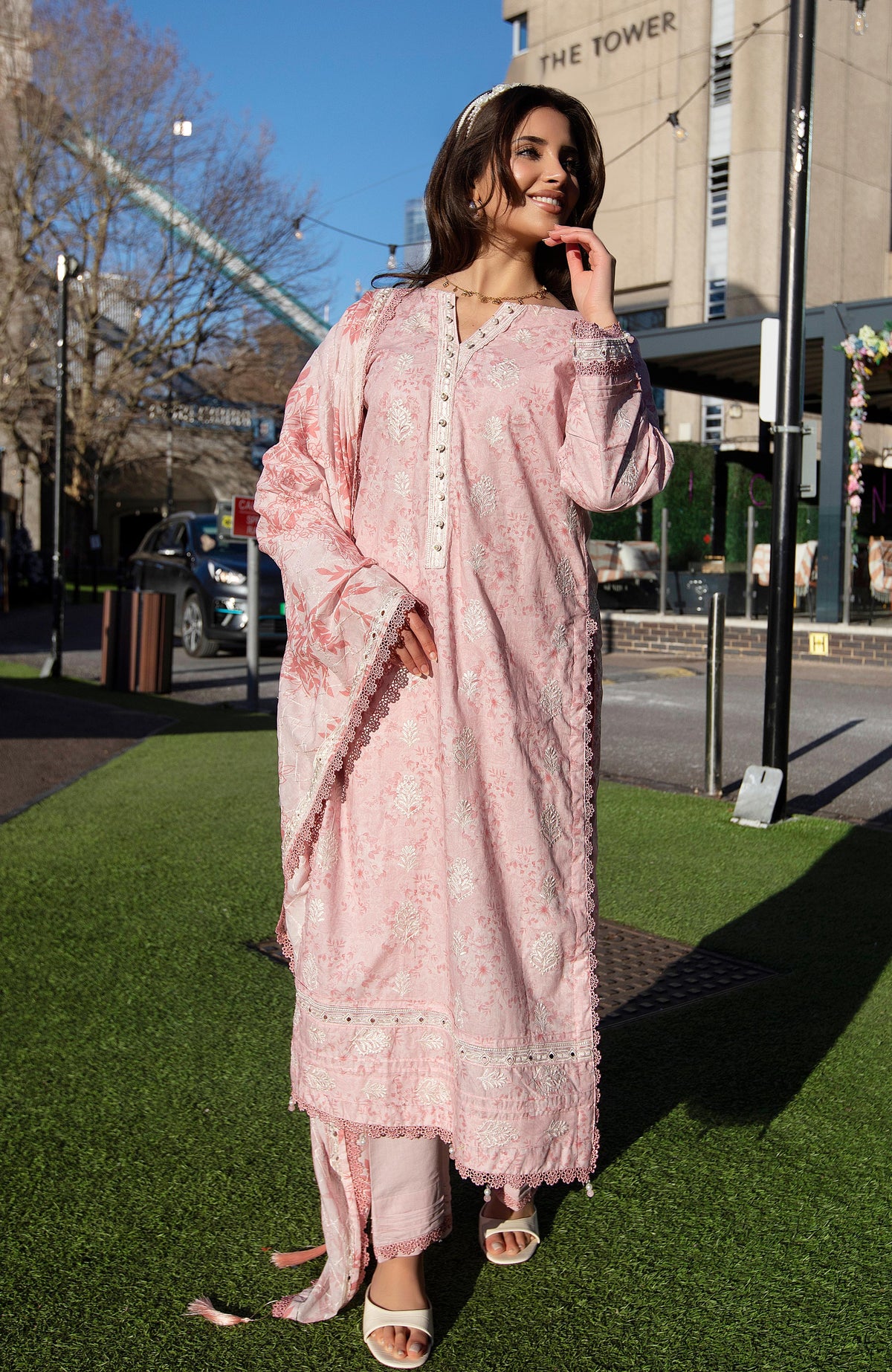 DHAGAKARI 3 Piece Unstitched Embriodered-DKE-26-04