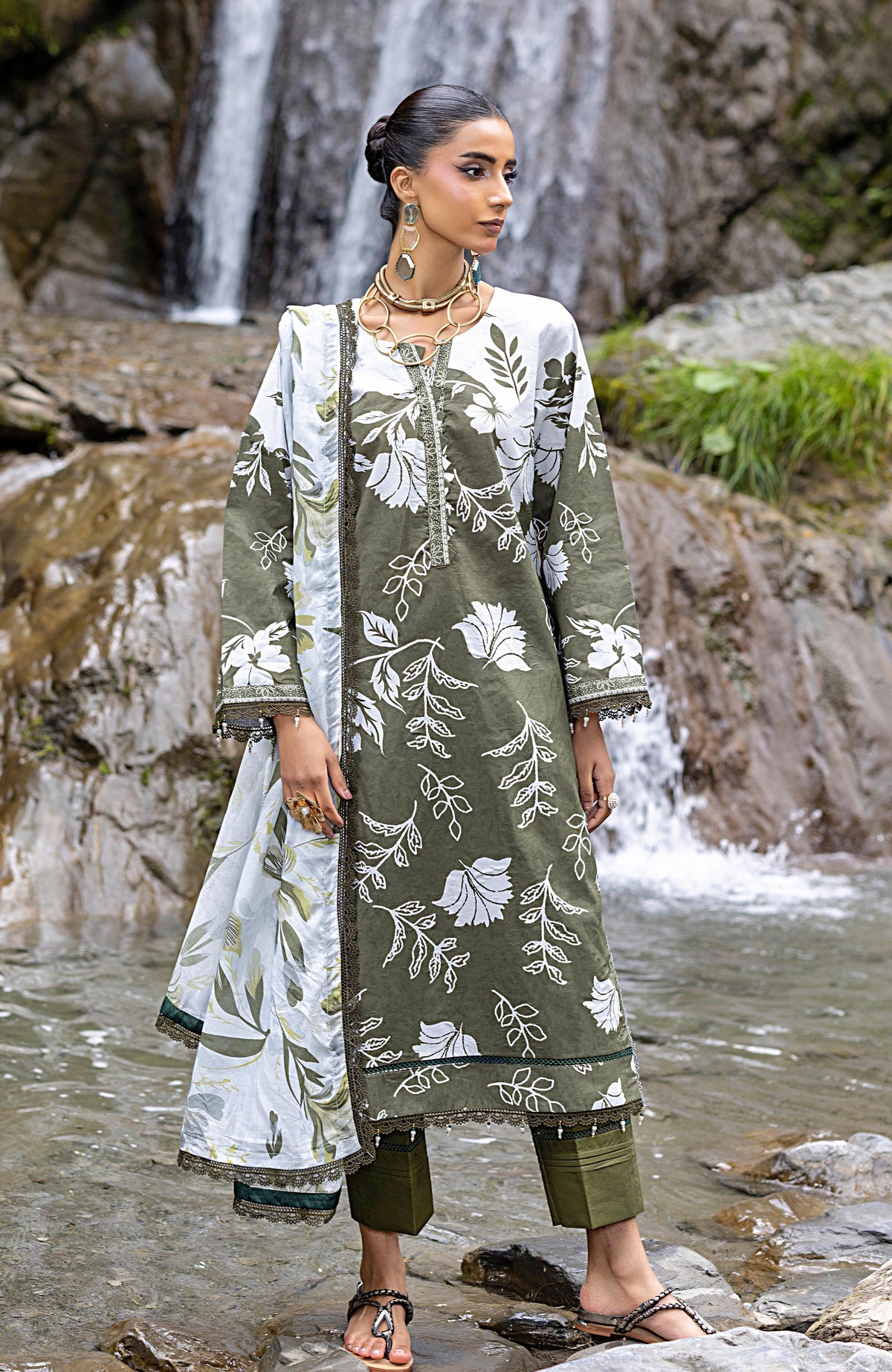 Monsoon Digital Cambric 3 Piece-MDC-2-25-04