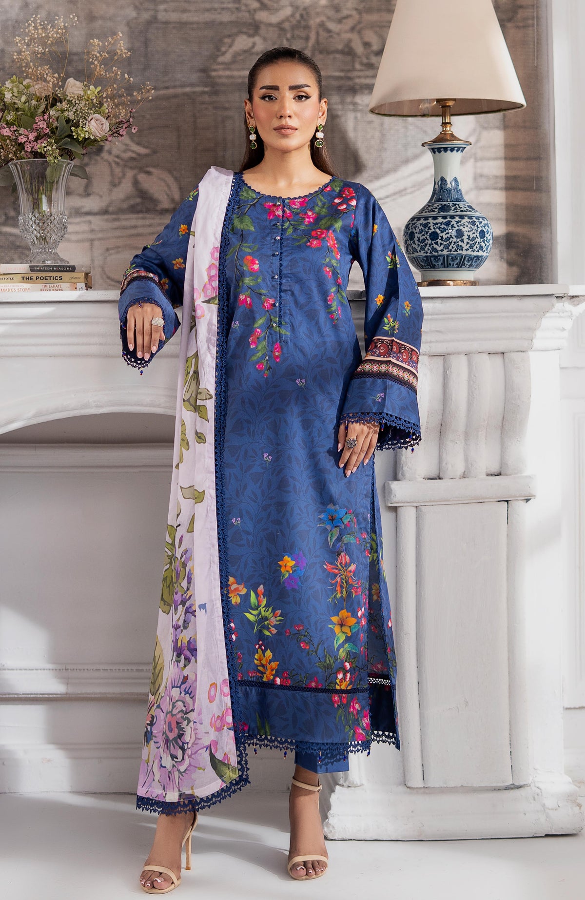 Sunshine Bloom Cotton Silk 3 Piece-SCS-25-04