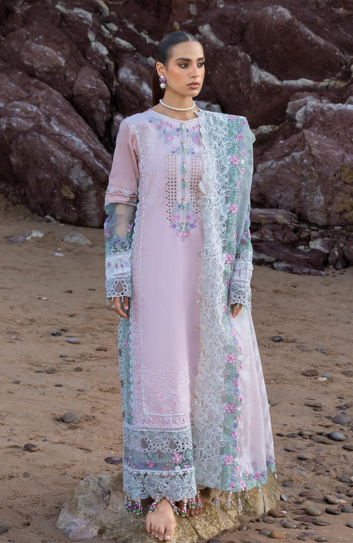 Mahiymaan 3 Piece Unstitched Luxury Lawn-MLL-26-04