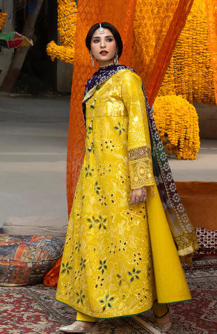 BANDHANI 3 PIECE UNSTITCHED-BTJ-26-04