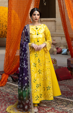 BANDHANI 3 PIECE UNSTITCHED-BTJ-26-04