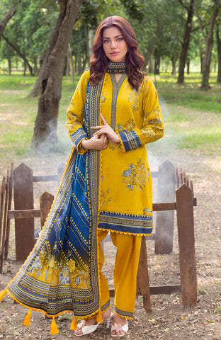 Colors Digital Printed Khaddar Edit 3 Piece-CDK-26-04