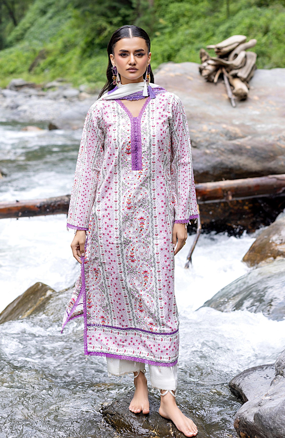 Monsoon Digital Cambric 3 Piece-MDC-2-25-05