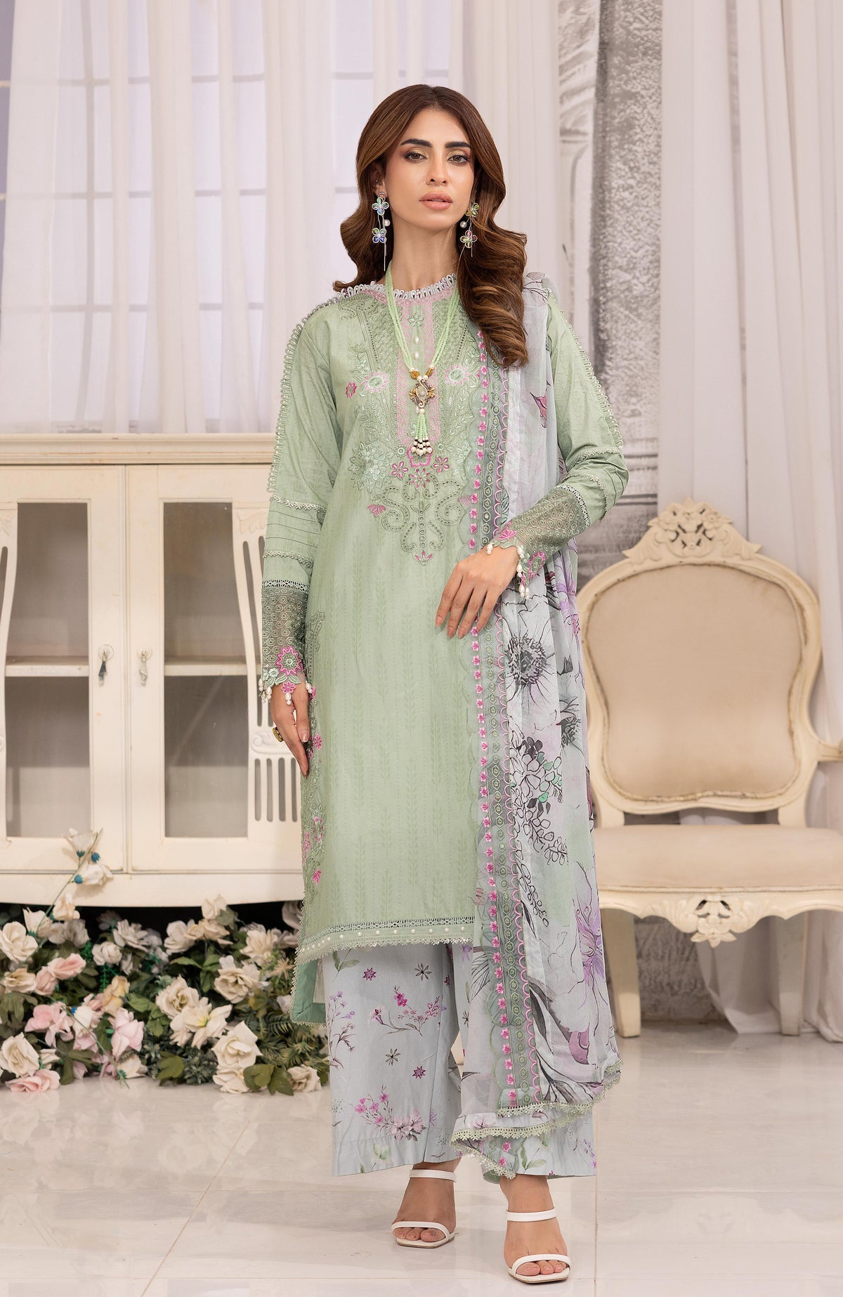 Sunshine Bloom Printkari 3 Piece-SPE-2-25-05